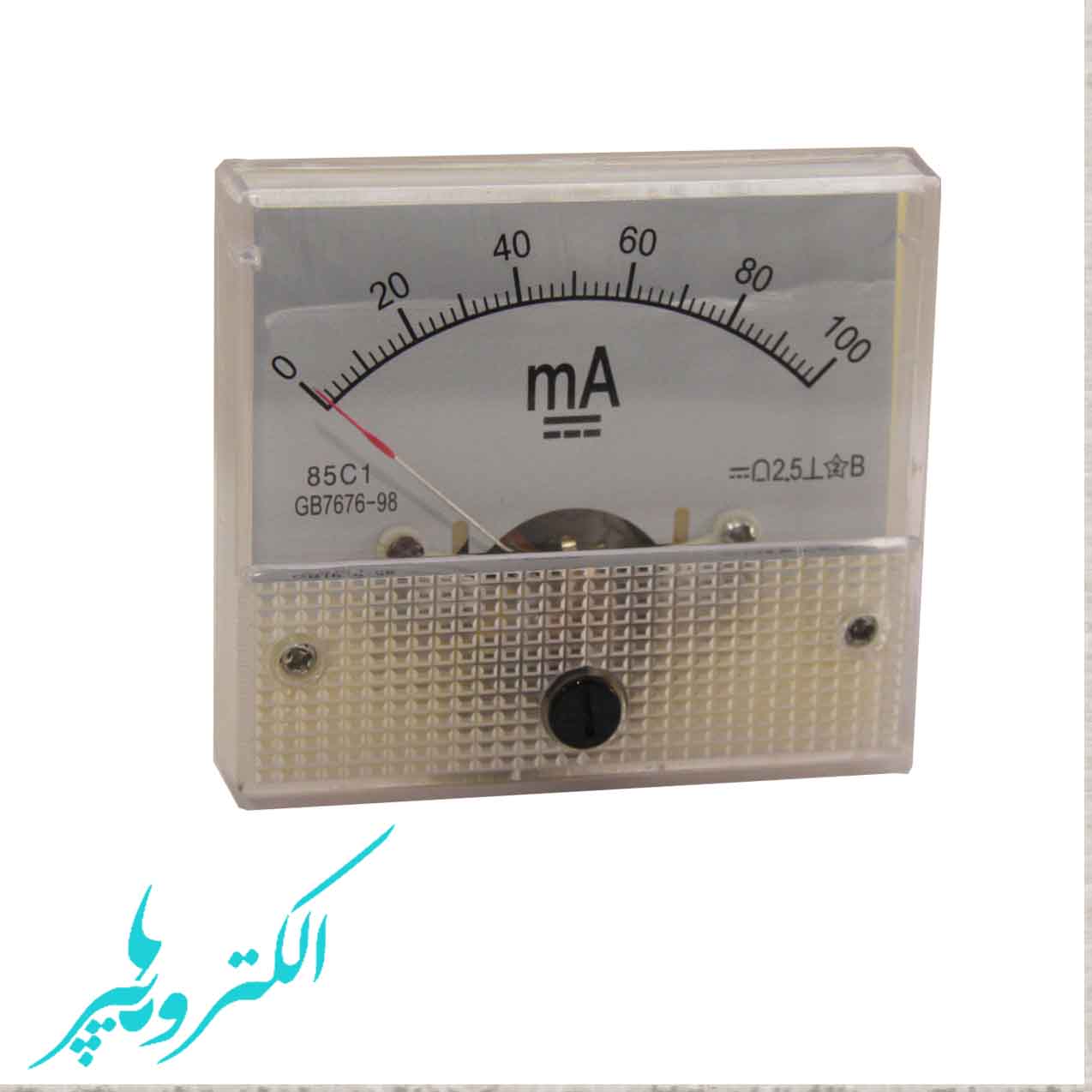 آمپرمتر عقربه ای 100mA قطعات الکترونیکی الکتروهایپر