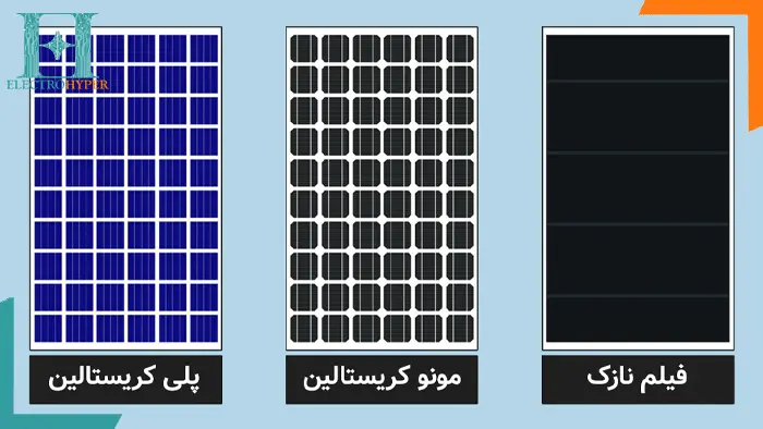 انواع پنل های خوردشیدی