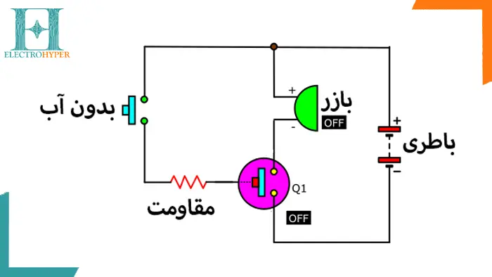 ساخت آلارم با ترانزیستور