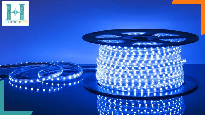 یک رول لامپ ال ای دی برای بررسی تفاوت چیپ LED و COBتفاوت چیپ LED و COB